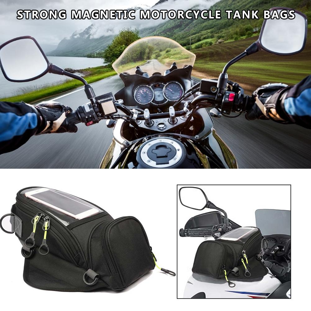 Motorcycle Riding Bag Magnetic Navigation Fuel Tank Bag Riding Strap Shoulder Bag For GIVI Mobile Phone Navigation Oil Tank Bag