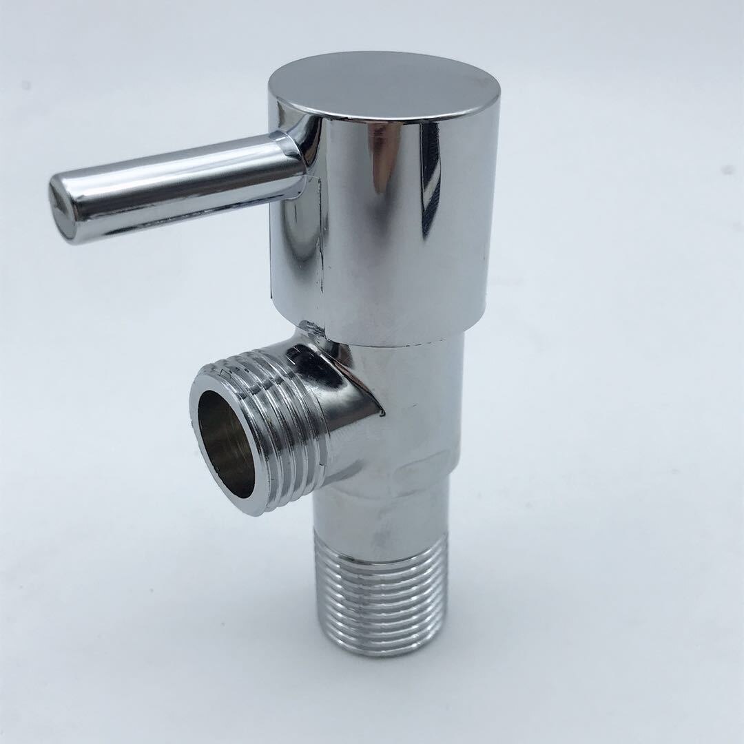 Mttuzk Massief Messing Hoekstopkraan Water Afsluiter G1/2 "X1/2 Vulventielen Warm Of Koud water Inlaatklep