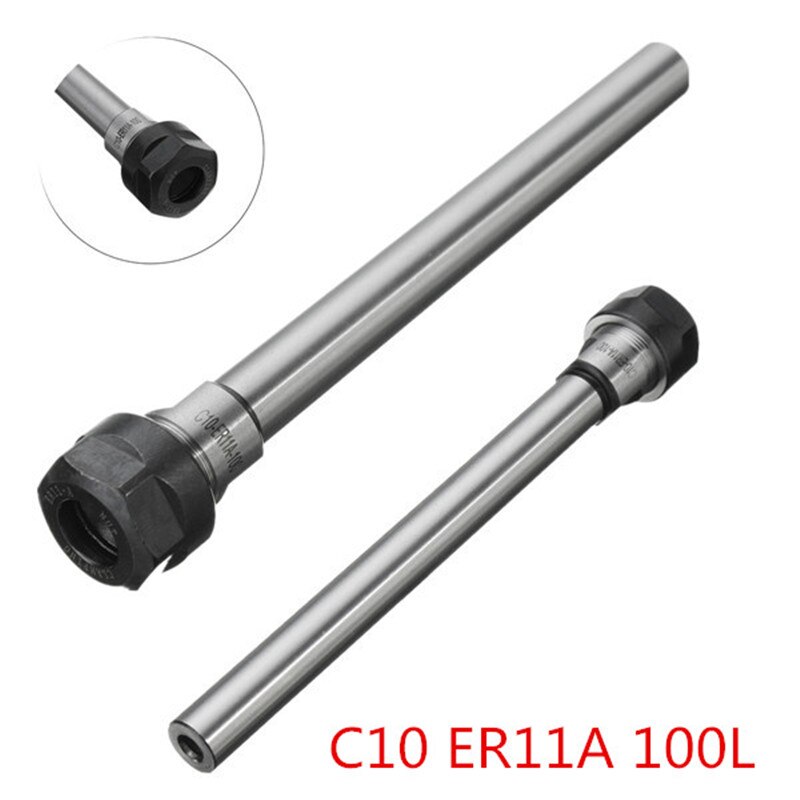 150mm Shank Length Hegebeck Collet Chuck Holder Straight CNC Milling  Extension Rod C20 ER25 200L CNC Extension Rod Milling Holder Straight Shank  Chuck Collet Collet Chuck For Drilling 1pcs C10-ER8A-150 straight shank extension CNC chuck milling power