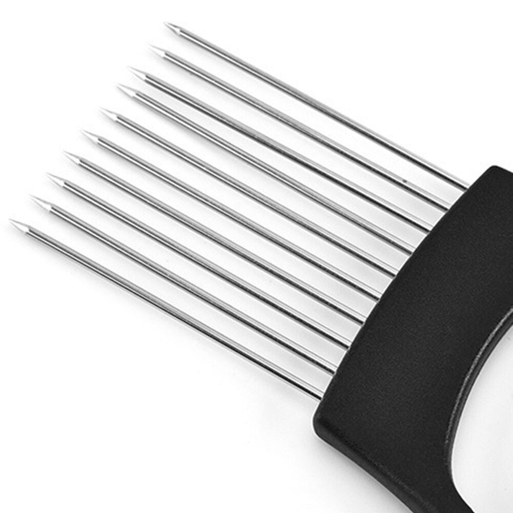 Keuken Fruit Snijgereedschap Tomaat Ui Groente Snijmachine Snijden Aid Stand Gids Ui Snijder Vork Veilig Gadgets