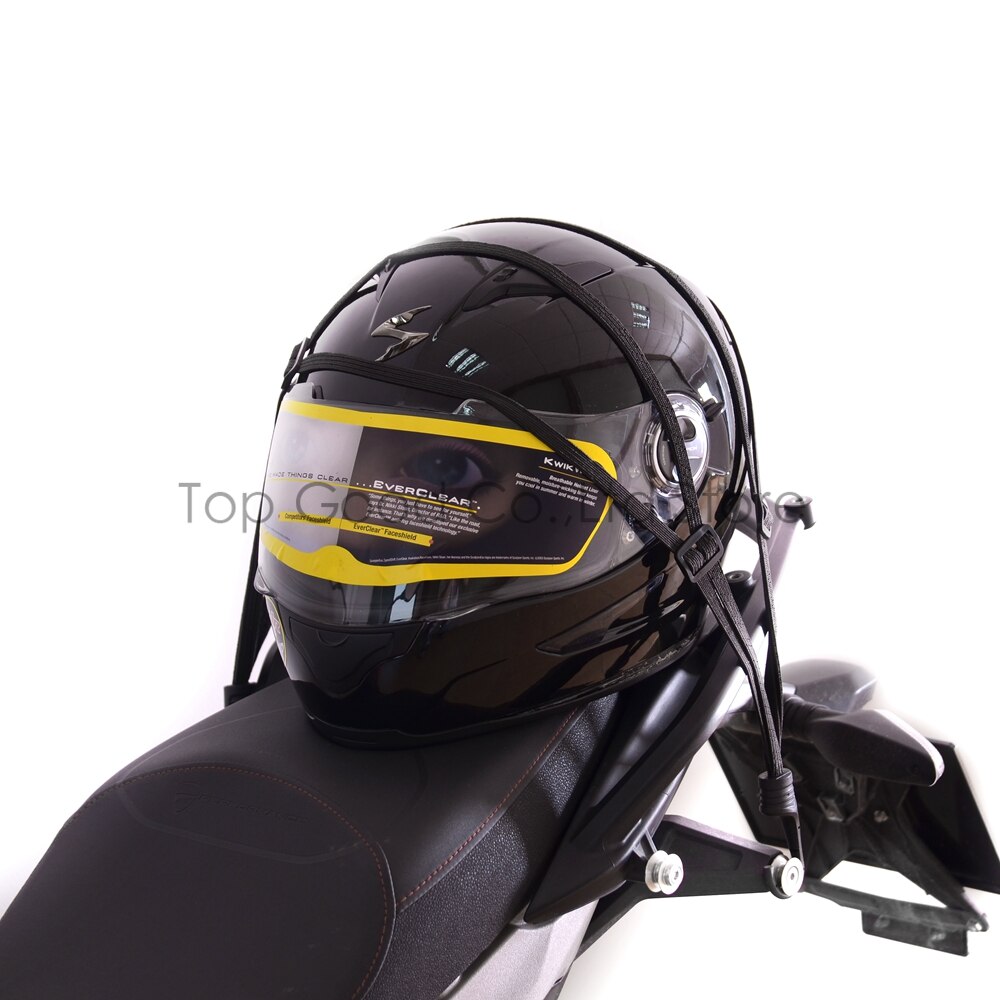 Praktische Gepäck Helm Net Seil Gürtel Straps Bungee-seil Gummiband Kabel Motorrad Einkaufsnetz Refit Accesorry E # A