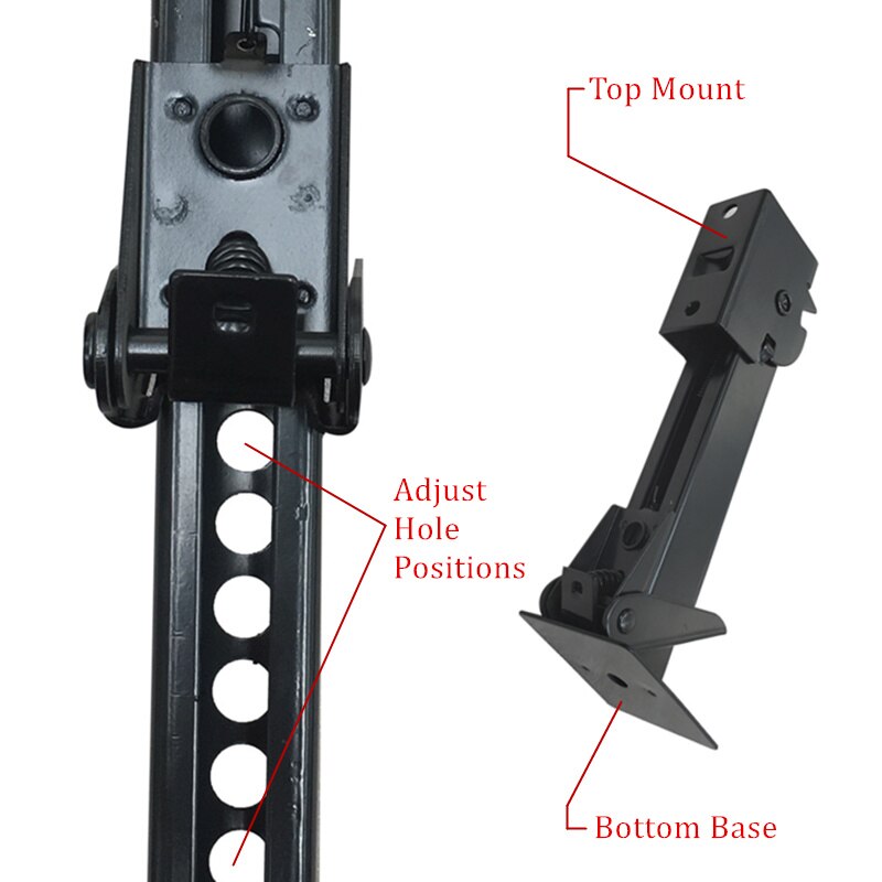 Alwaysme 1Pcs Universal Rv Jack Voet Trailer Jack Voet