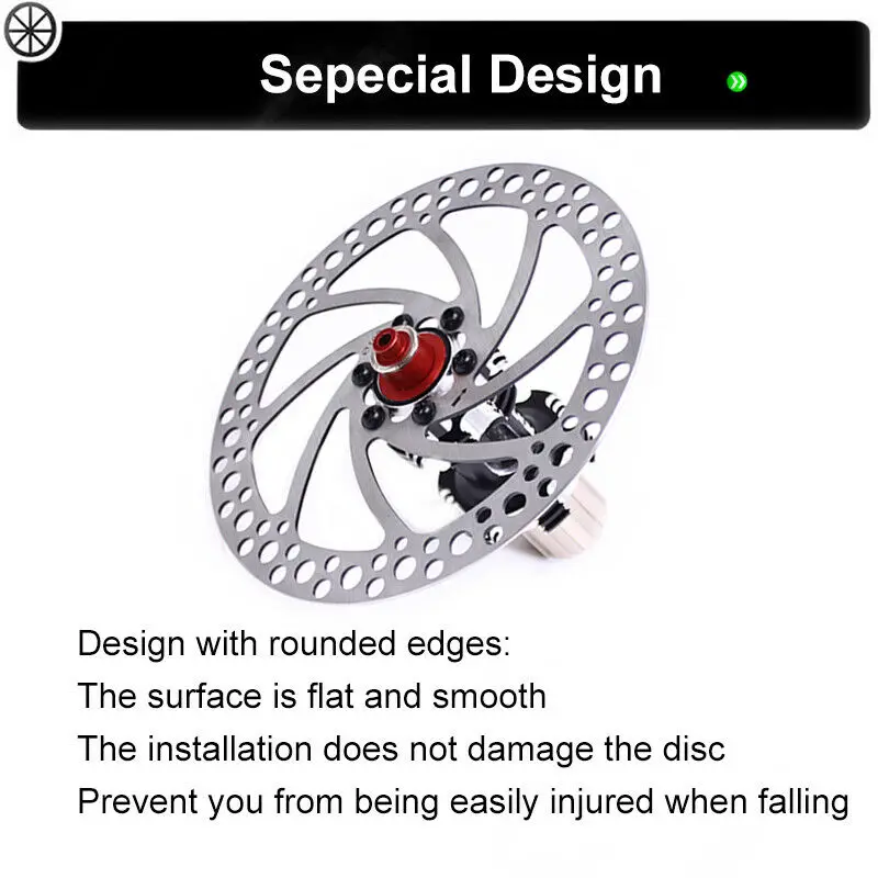 Rotor de freno de disco SNAIL para bicicleta de montaña, Rotor flotante, disipación de calor, rotor de acero inoxidable de 140/160mm, 180/203mm, accesorios para ciclismo