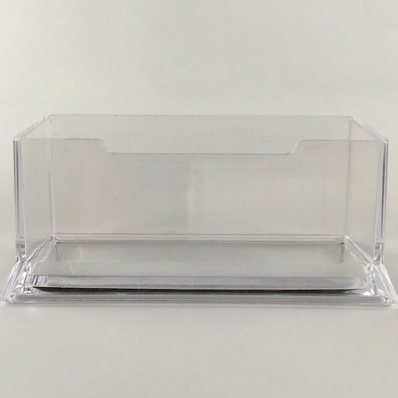 1pc transparante visitekaartjeshouders voor op het bureau, bureau organizer, displaystandaard, acryl kantoorbenodigdheden, bureauaccessoires