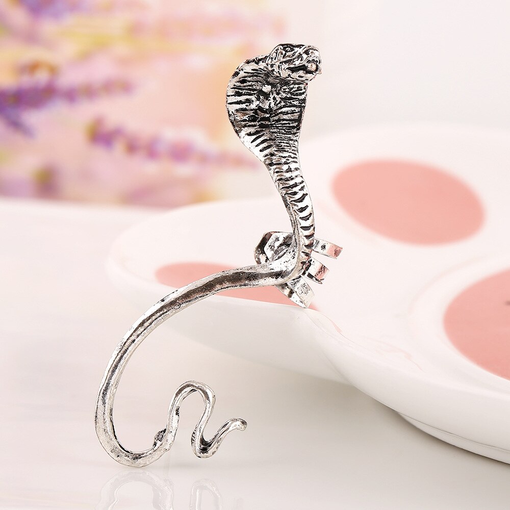 LUKENI 5 sztuk/partia darmowa wysyłka moda biżuteria 2017 punk wąż długie ucho nausznica kurtki dla kobiet i mężczyzn EJ007