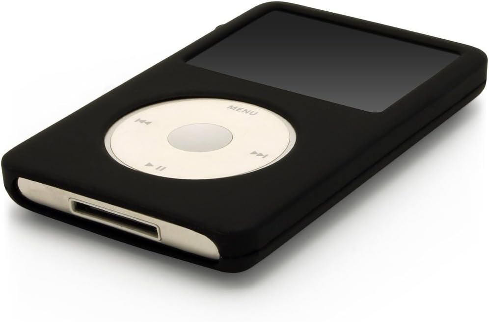 Silikonhülle für Apple iPod Classic 6. 7. 80 GB, 120 GB, dünn, 160 GB und iPod Video 5. 30 GB: Black