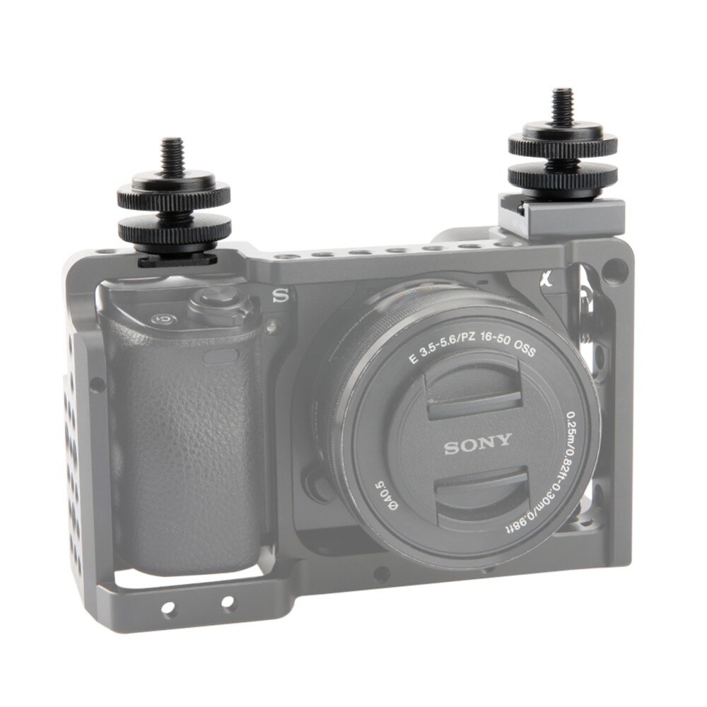 NICEYRIG (3 pieces/pack) 1/4&quot; thread 15mm 3/8 inch thread Screw CNC Aluminum Alloy Cold Shoe Connector Camera Cage Accessories