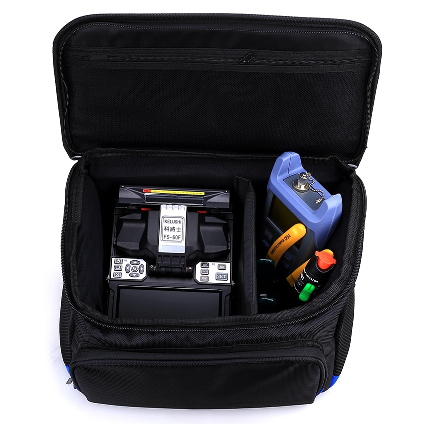 KELUSHI Waterproof Welding Splicer Machine Bag Optical Fiber Fusion Splicer Special Bag Fiber Optic Tool Kit Empty Package