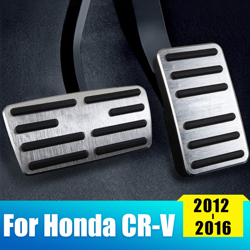 Aluminum alloy Car Accelerator Gas Pedal Brake Pedal plate Cover For Honda CR-V CRV