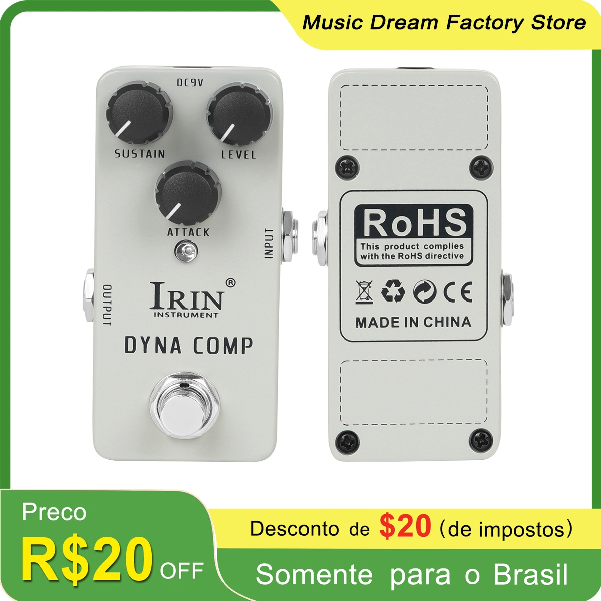 Effectpedaal voor elektrische gitaar RS/RF-serie Gitaarpedaal ABY/Noise Gate/BBD Flanger/Dyna Comp/Talent Octave/Golden Fuzz: Bordeaux