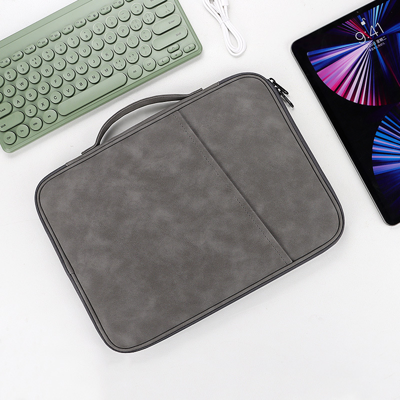 Storage Bag for CHUWI MiniBook X Tablet Latptop Carry Case Waterproof Sleeve Handle Zip Pouch for Cable Mouse Keyboard: iPad mini 6 / WHITE
