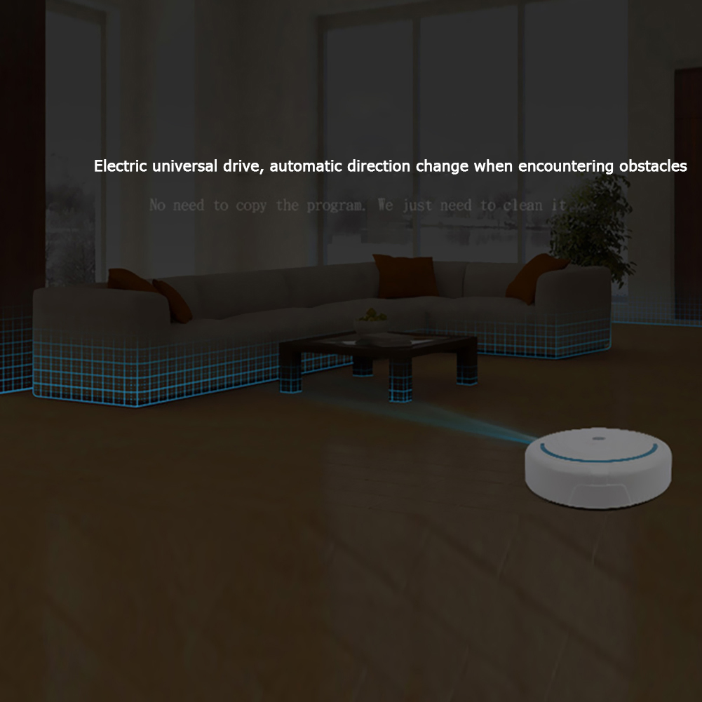 Smart Sweeping Robot Vacuum Cleaner USB Rechargeable Automatic Induction Obstacles Floor Dust Hair Cleaning Sweeping Machine