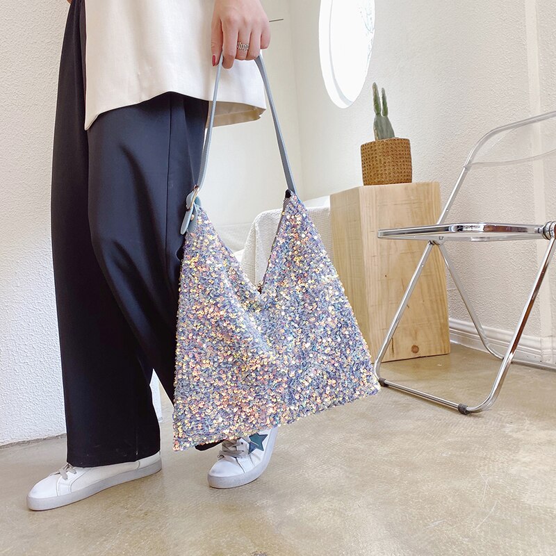Tamara Pailletten Taschen Für Frauen Schulter Geldbörse Luxus Handtaschen Weibliche Hohe Kapazität Messenger Tasche