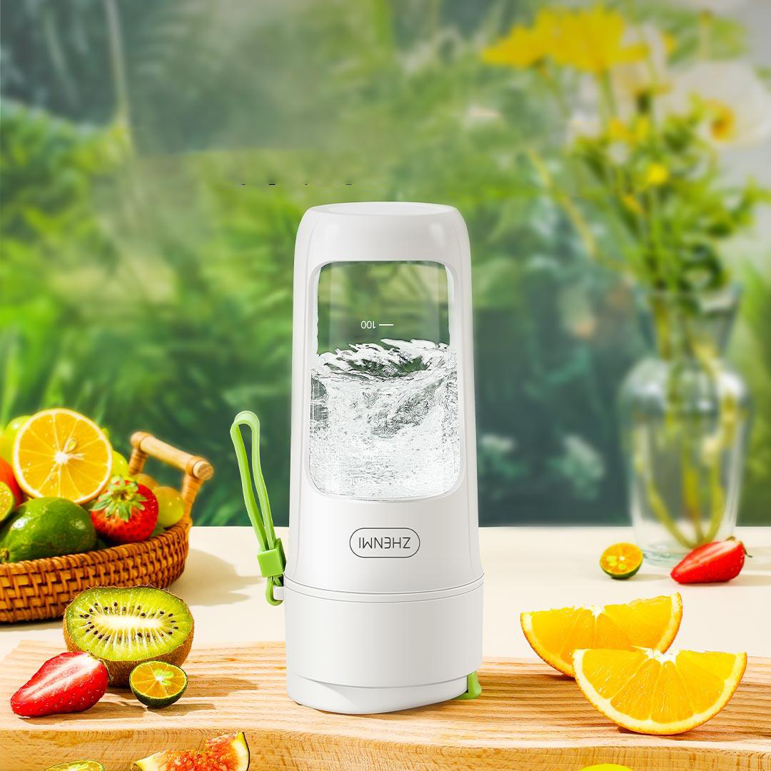 Zhenmi Portable Crushed Ice Juicer J5Pro Digital Display 340ML Electric Mini Blender 10-blade Fruit Vegetables Mixer Type-C