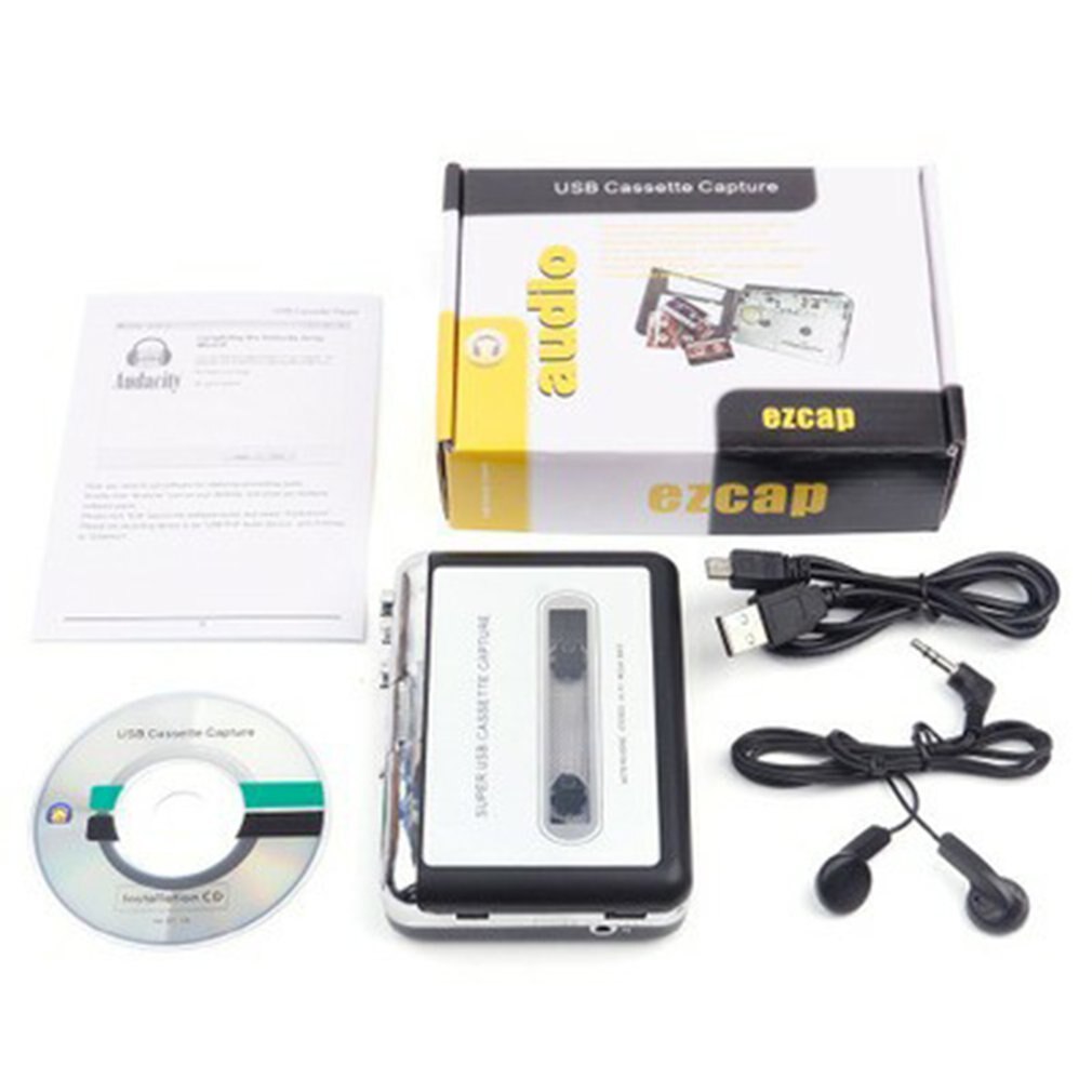 Lightweight Portable Usb Cassette Drive Tape to Mp3 Tape Drive Nostalgic Retro Essential