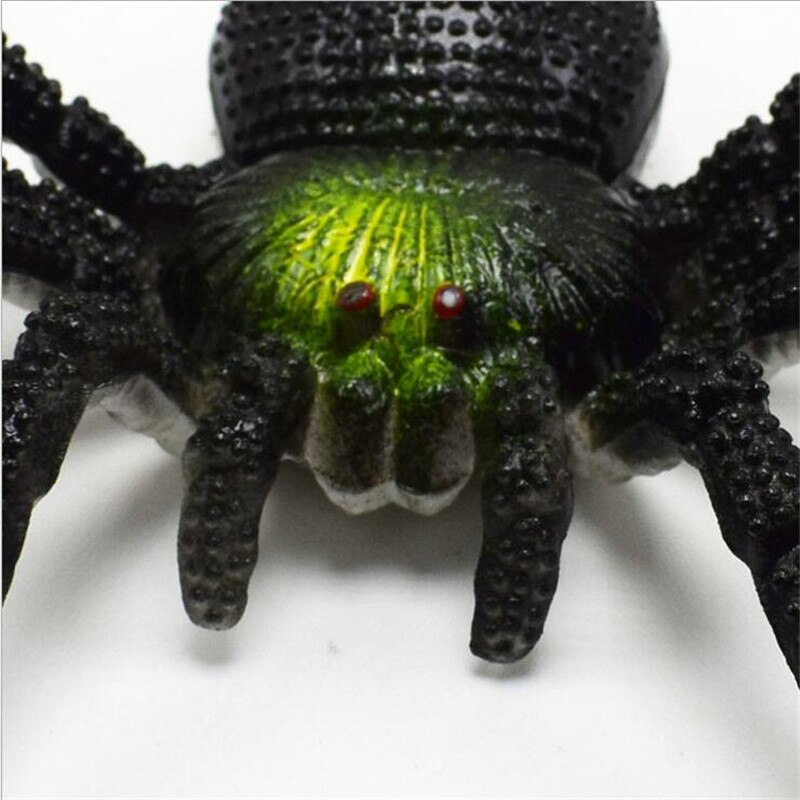 Colorful TPR Simulation Big Spider Insects Model Toys Prank Tricky Scary Toys Halloween Props Children's Model Toys