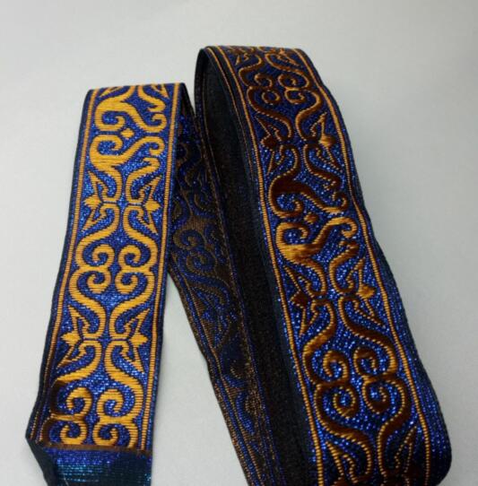 Jacquard Gewebt Band Streifen Ethnischen Gürtel 32mm Breit 7 Hof Hund Gurtband DIY trimmen: 10