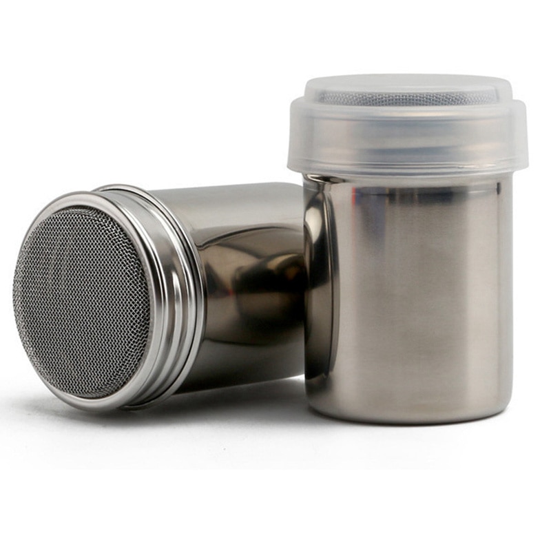 Stainless Steel Chocolate Shaker Icing Sugar Powder Cocoa Flour Coffee Sifter