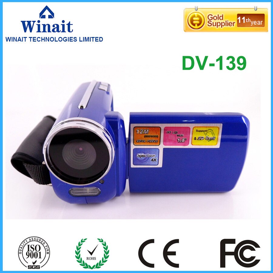 Winait HD 720p LED Light Flash Cheap Video Camera DV-139