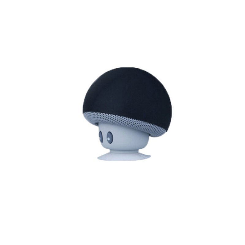 Mini seta de altavoz inalámbrico portátil con Bluetooth, reproductor de música MP3 estéreo resistente al agua con micrófono para teléfono Android: Black