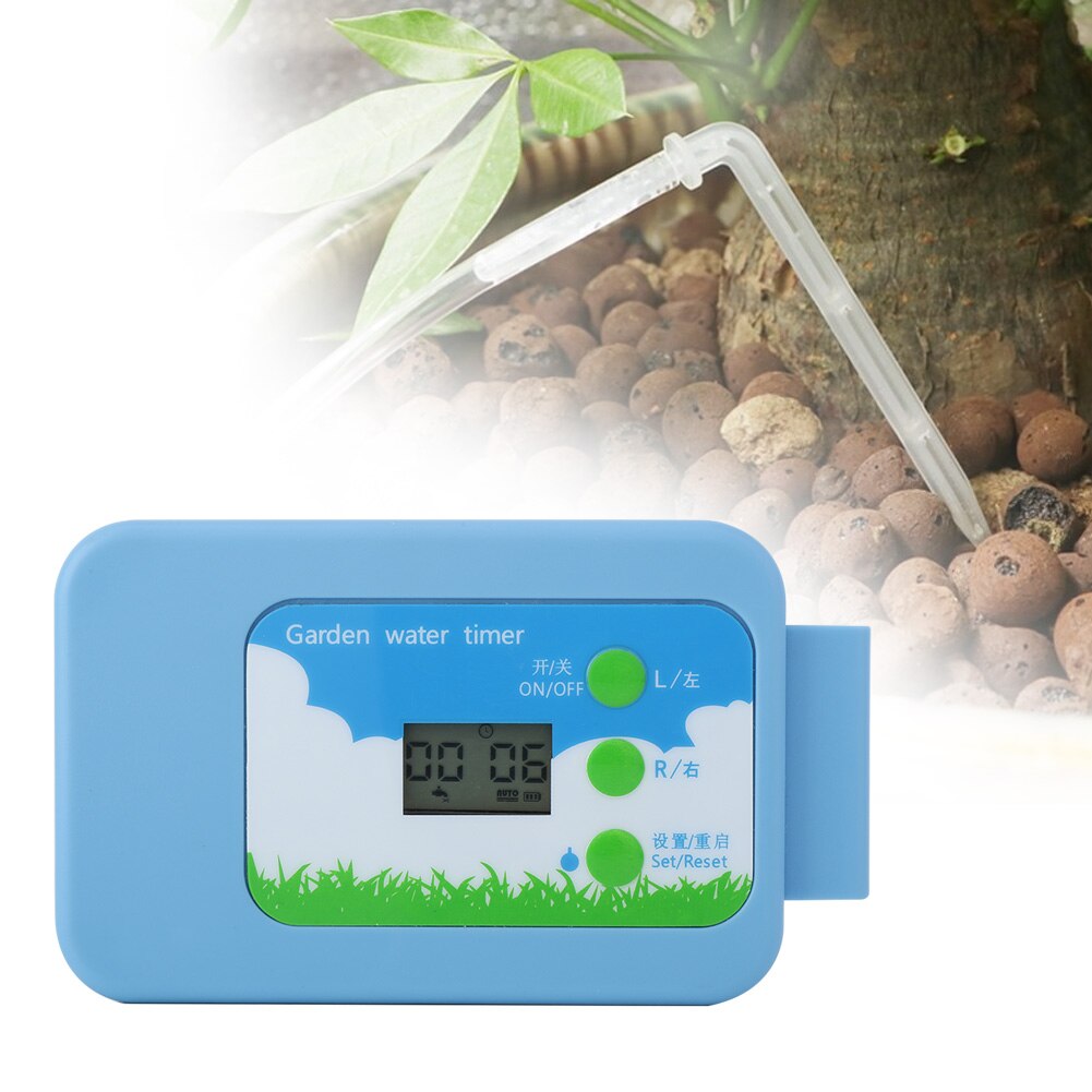 Home Garden LCD Display Automatic Irrigation Controller Kit Water Timer Automatic Garden Watering System