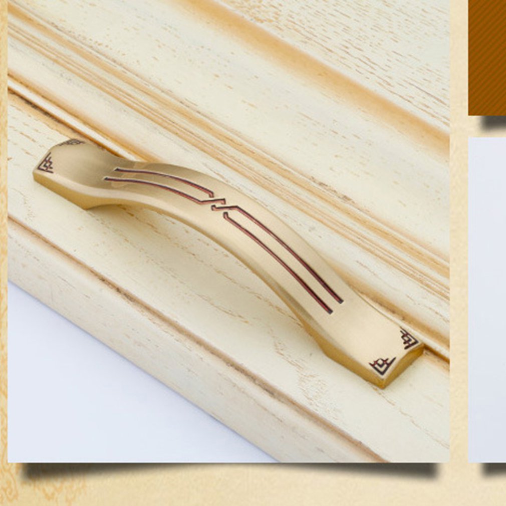 Classical Copper Door Handles Wardrobe Drawer Pull Kitchen Cabinet Handles for Furniture Handles Hardware Accessories