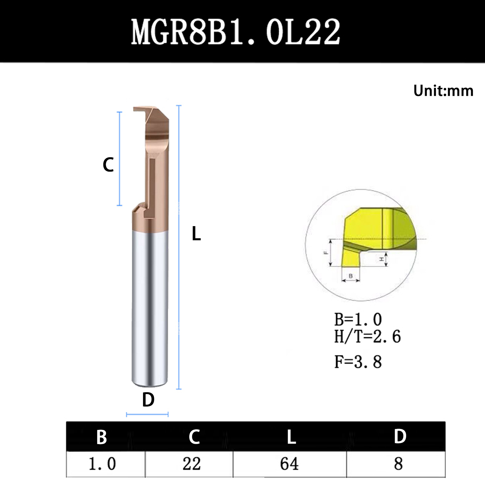Volframstållegering liten borrfräs hanterare 4 mgr 5 mgr 6 8 1mm 1.5mm spårkniv 2mm liten diameter bearbetningscentrumverktyg: 10.5mm