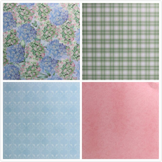 KSCRAFT 12pcs 6" Single-side Printed The Meaning Of Love pattern papercraft art paper handmade scrapbooking set book