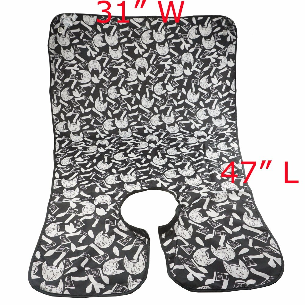 Mannen schort baard scheerschort slabber trimmer gezicht geschoren haar schort voor mannen waterdichte schort badkamerproducten retro scheerdoek