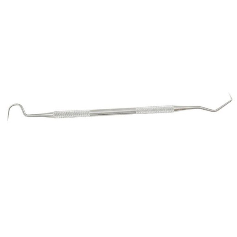 Double-ended Tooth Scaler Dentistry Instrument Dental Examine Teeth Cleaning Tool Stainless Steel Tooth Care Tool