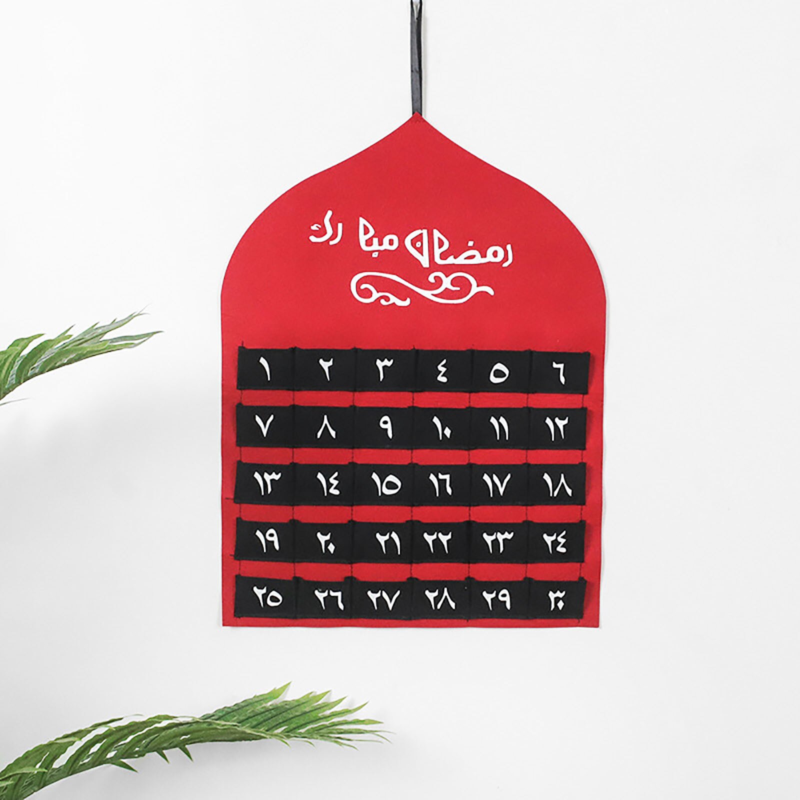 30 Day Ramadan Mubarak Advent Calendar Hanging Felt Countdown Calendar For Kids Ramadan Decorations Eid 2021party Supplies