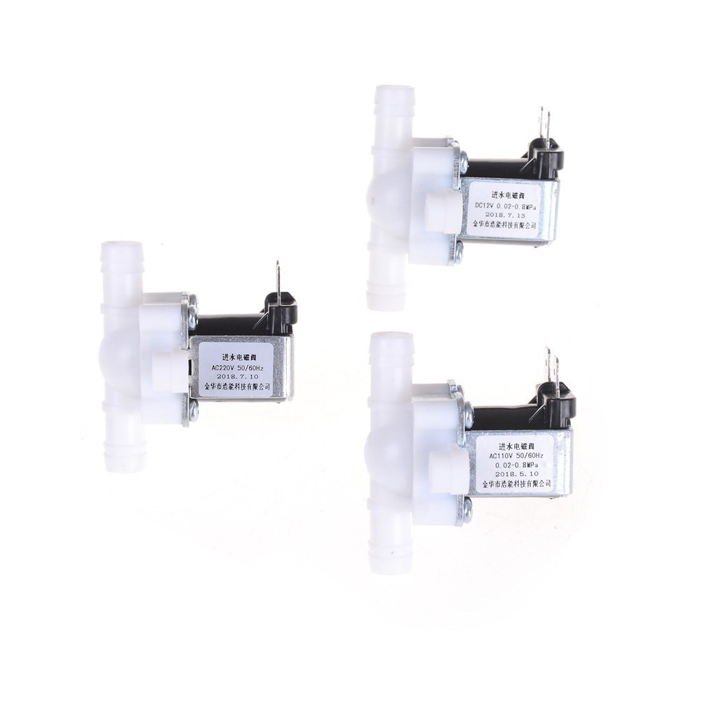 12/24/220V Druck Magnetventil Einlass Ventil 10mm Für Wasser Spender Wasserfilter Kunststoff Wasser ventil