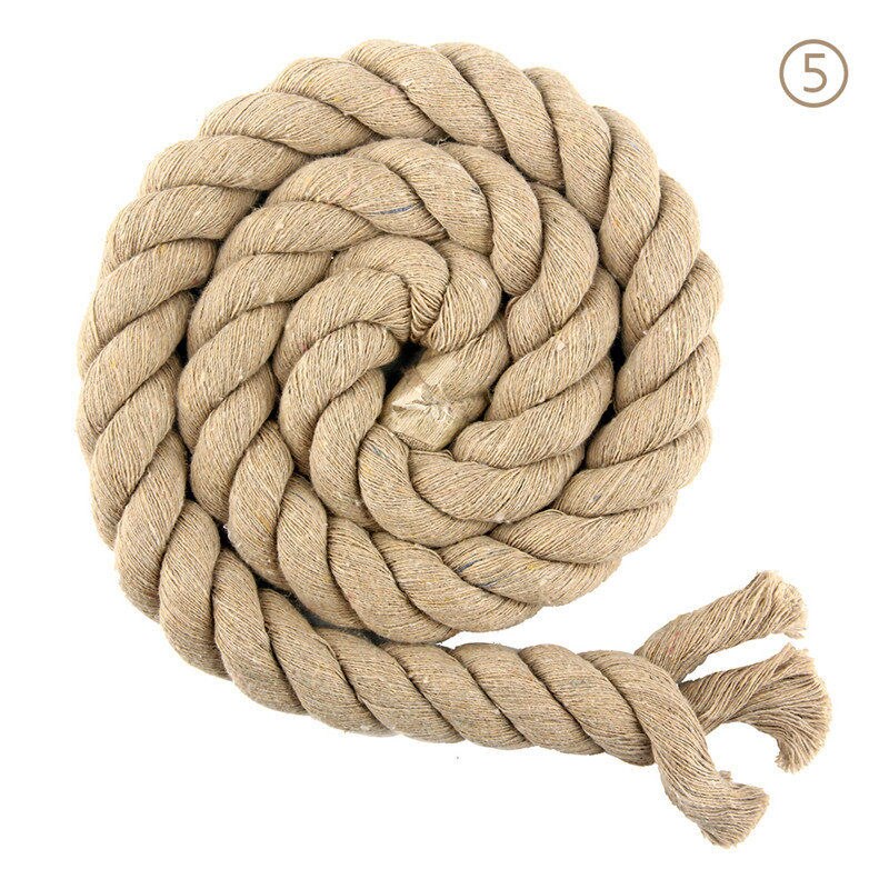 Cordon en coton torsadé de 2 mètres, 20mm, haute ténacité, corde décorative pour sac de maison, accessoires textiles pour la maison, artisanat: color 05
