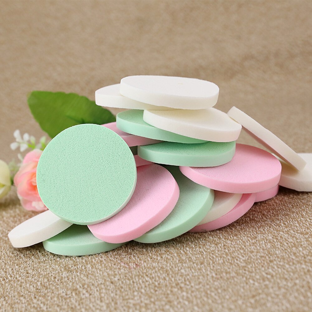 20 Stks/pak Spons Cosmetische Puff Make-Up Spons Gezicht Zachte Vrouwen Lady Makeup Stichting Contour Gezicht Sponzen Poederdons