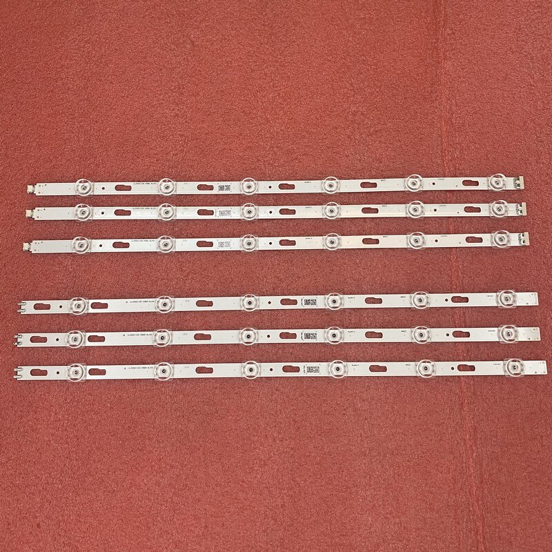 Kit 6Pcs Led Bar Voor Samsung UN50TU8000 UN50TU8200 UN50TU7000 UE50TU8000 UE50TU7000 BN96-50317A 50318A V0T7-500SMA-R0 500SMB-R1