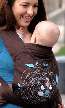 Orangmom officiel butik baby slynge baby rejse slynge børn slynge taske bomuld stribet rygsæk tilbage slynge til baby