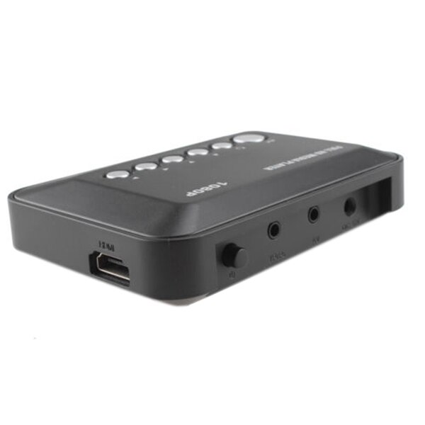 Multi-tv mediaspelare hdmi 1080p hd-stöd usb sd mmc rmvb  mp3 avi mpeg mkv och crt med eu-kontakt