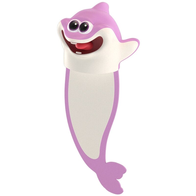 B36C 3D Cartoon Animal Bookmark Wacky Squashed Book Mark for Office School Library: Dolphin
