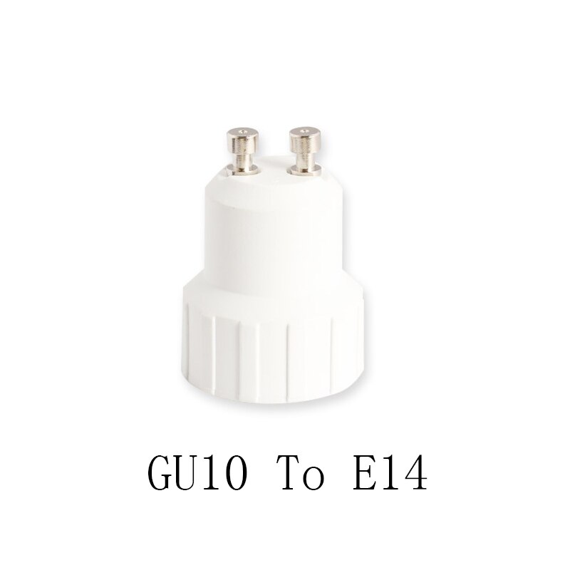 E14 GU10 MR16 Lamp Bases Light Bulb Adapter Lamp Holder Adapter Converters Bulb Socket Extender Socket Base Halogen: GU10 To E14