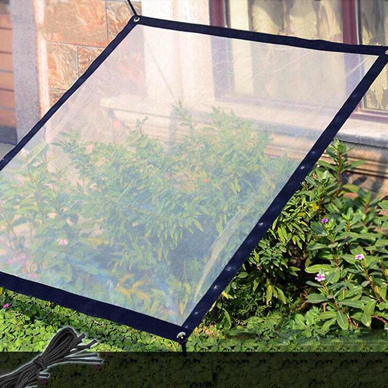 Transparent hangar isolation plante auvent ombre tissu imperméable couverture parasol balcon ombre filet pour plantes succulentes fleurs