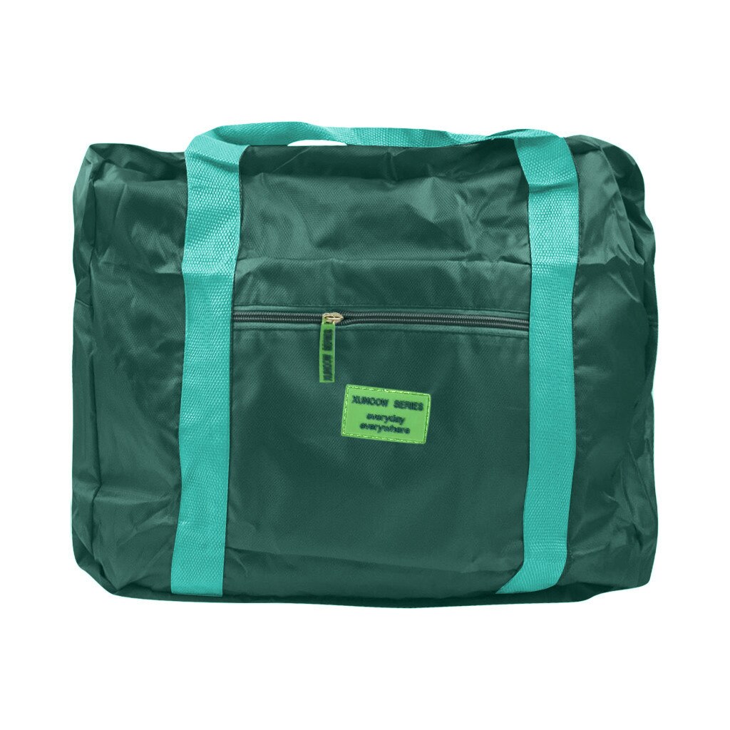 Casual Sales Waterproof Travel Pouch Folding Bags Travel Handbags Luggage Clothes Storage Bag#50: Green