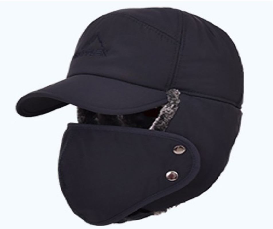 Trapper hatut lämmin talvi sotilas lentäjä hattu korvaläppäillä tuulenpitävä maski ushanka hattu miehille &amp; naiset