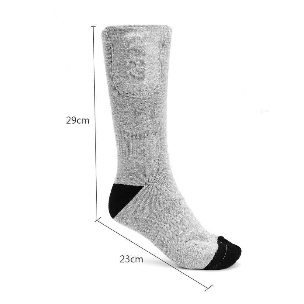 Chaussettes chauffantes pour moto, chaussettes chauffantes pour bottes de moto électriques usb, chaussettes chauffantes pour bottes chauffantes infrarouges, chaussettes de ski