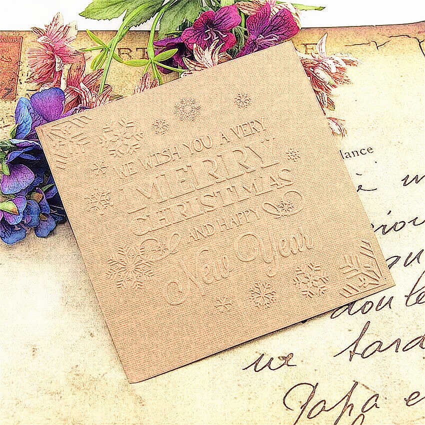 plastic clock template Merry Christmas craft card making paper card album wedding decoration clip Embossing folders