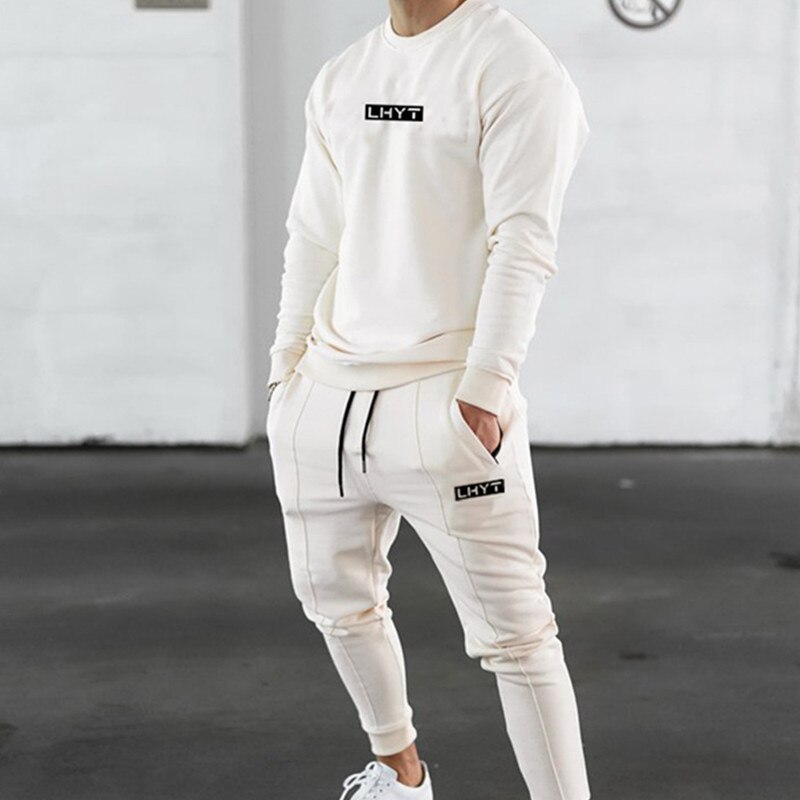 Selfree Tracksuit Hoodie Pants Men Casual Sweatshirt Joggers Sweatpant Male Set Cotton Jacket Autumn Winter Sportswear Male Sets