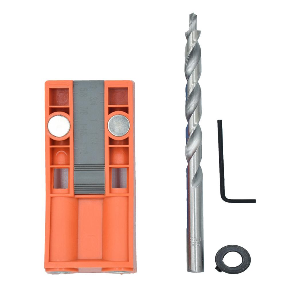 25PCS Woodworking Inclined Hole Locator Positioning Drilling Tool Set Plastic Sheathed Slanted & Inclined Hole Locator Tool Set
