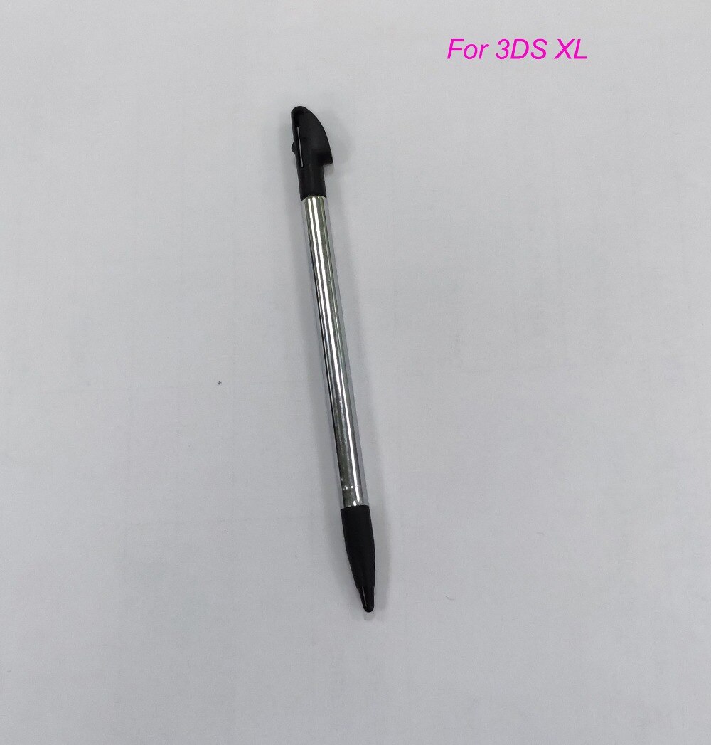 100 stks/partij Black Metal Touch Screen Stylus Pen voor Nintend voor 3DS XL/LL 3 DSLL touch pen