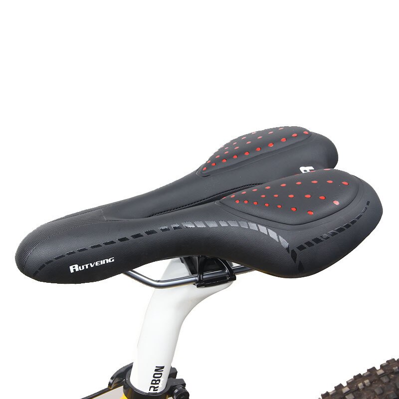 West Fietsen Fiets Zadel Kussen Ademend Pu Leer Hollow Comfortabele Road Mtb Fiets Fietsen Zadel Shockproof Fietsstoeltje