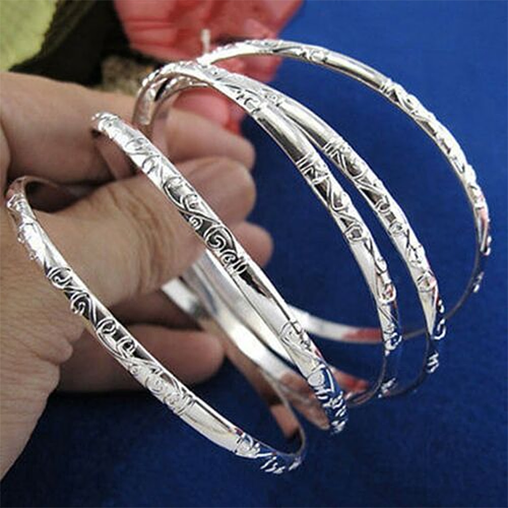 5 Teile/satz Jahrgang Manschette Armbinde Einfache Schnitzen Blume aufbringen Armreif setzt für Frauen Zubehör Pulsera Amuleto Schmuck