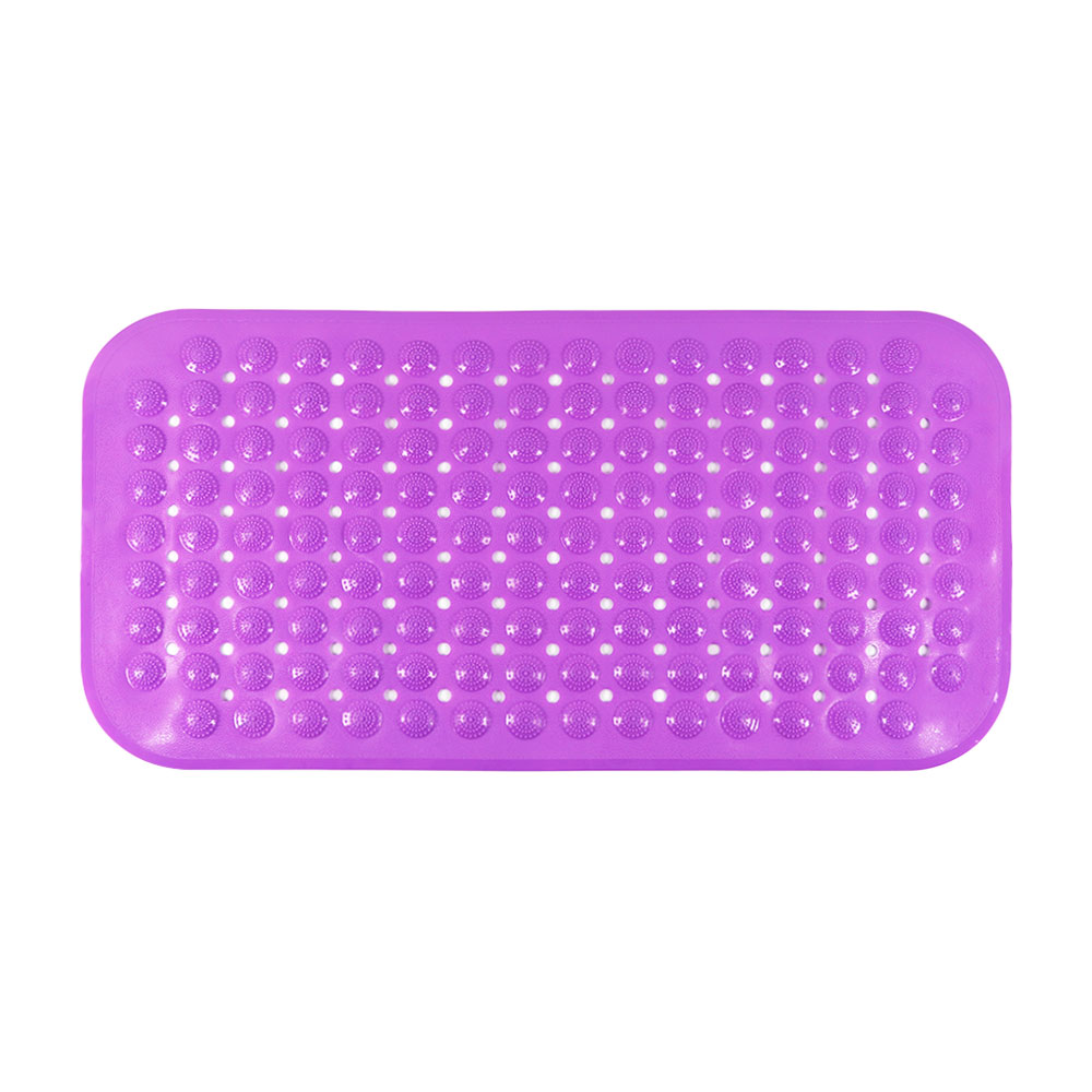 Silicone World Bathroom Anti-skid Mat PVC Bathroom Massage Foot Mat Shower Household Bathtub Mat With Suction Cup Floor Mats